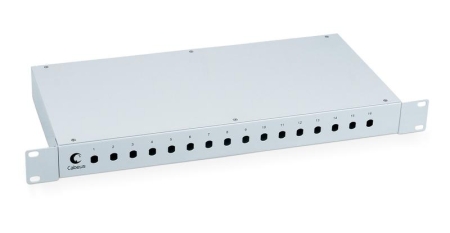 Кросс бокс оптический FO-19-16ST 19дюйм на 16 ST(FC) со сплайс-кассетой и КДЗС Cabeus 7036с Кросс бокс оптический FO-19-16ST 19дюйм на 16 ST(FC) со сплайс-кассетой и КДЗС Cabeus 7036с