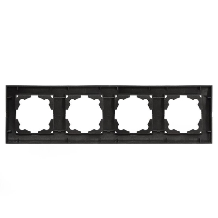 Рамка 4-м Бриллиант горизонт. графит Universal 7947502-Gr