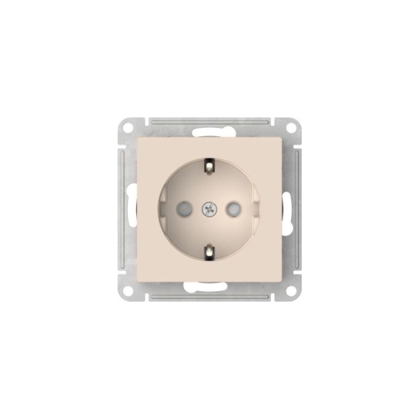 Розетка AtlasDesign 16А с заземл. защ. шторки быстрозажим. клем. механизм беж. SE ATN000245S Розетка AtlasDesign 16А с заземл. защ. шторки быстрозажим. клем. механизм беж. SE ATN000245S