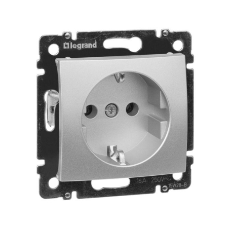 Розетка 1-м СП Valena 16А IP20 с заземл. на винтах механизм алюм. IEK 770120 Розетка 1-м СП Valena 16А IP20 с заземл. на винтах механизм алюм. IEK 770120