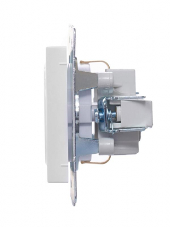 Розетка 1-м СП Vesna с заземл. ПБТ механизм бел. LEZARD 742-0288-122B Розетка 1-м СП Vesna с заземл. ПБТ механизм бел. LEZARD 742-0288-122B