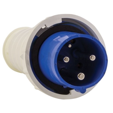 Вилка переносная 033 63А 2P+PE 220В IP67 EKF ps-033-63-220