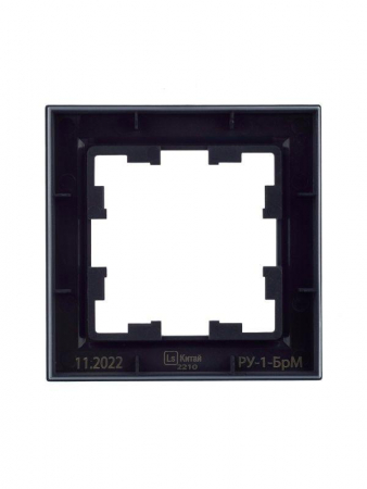 Рамка 1-м BRITE РУ-1-БрМ маренго IEK BR-M12-K35 Рамка 1-м BRITE РУ-1-БрМ маренго IEK BR-M12-K35
