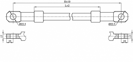 НСПК на напряжение 3 и 25 кВ и нагрузку 120 кН