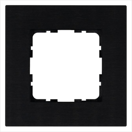 Рамка 1-м G-Metal метал. алюм. черн. Black Jasmart G1001AB Рамка 1-м G-Metal метал. алюм. черн. Black Jasmart G1001AB