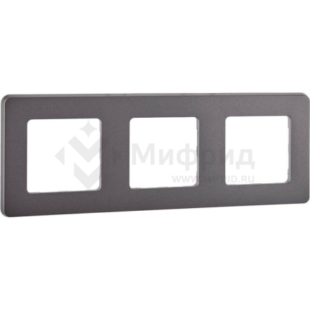 Рамка 3-м СП Inspiria IP20 дым. IEK 673957