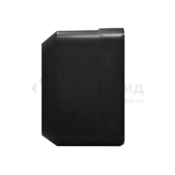 Розетка 2-м ОП Олимп 16А IP20 с заземл. черн. Universal 2216