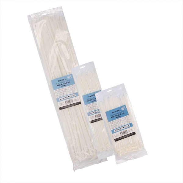 Хомут кабельный КСС "NORD" 4х300 бел. (уп.100шт) Fortisflex 79732