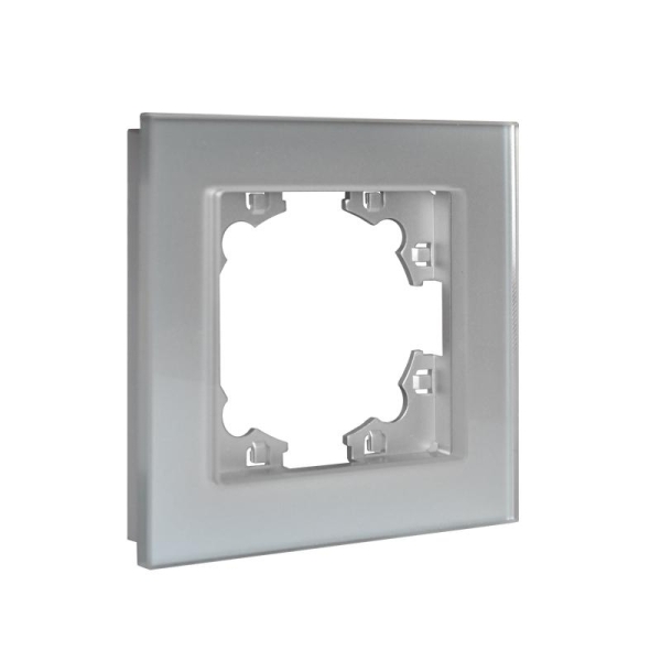 Рамка 1-м Афина стеклянная серебр. UNIVersal 2266 Рамка 1-м Афина стеклянная серебр. UNIVersal 2266