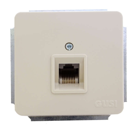 Розетка компьютерная 1-м Extra RJ45 механизм беж. GUSI С1К1-003 Розетка компьютерная 1-м Extra RJ45 механизм беж. GUSI С1К1-003
