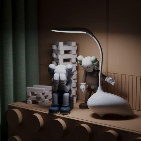 Светильник светодиодный настольный Qplus 6Вт 2700-6000К 330лм 5В аккум. Li-ion 1200мА.ч диммир. детский бел. GAUSS GT7011