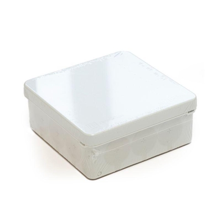 Коробка распределительная ОП 100х100х40 для прямого монтажа двухкомпонентн. безгалогенная (HF) 12 вводов IP66 сер. Промрукав 60-0303