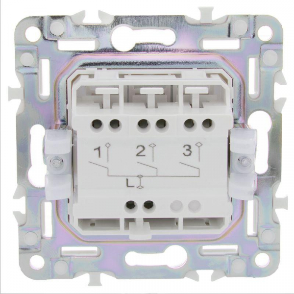 Выключатель 3-кл. SKANDY 10А SK-V11B беж. IEK SK-V30-0-10-K10
