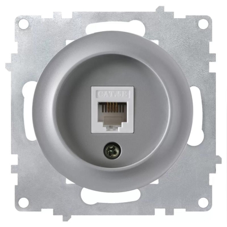 Розетка компьютерная 1-м СП Florence RJ45 кат.5E механизм сер. (1E20701302) OneKeyElectro 2172839 Розетка компьютерная 1-м СП Florence RJ45 кат.5E механизм сер. (1E20701302) OneKeyElectro 2172839