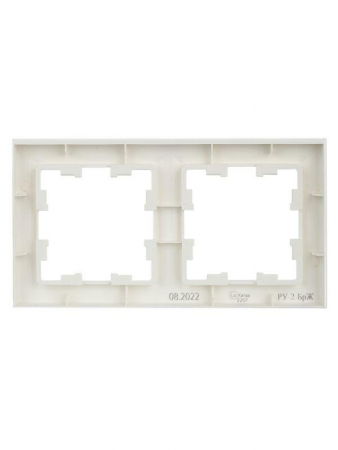 Рамка 2-м BRITE РУ-2-БрЖ жемчуж. IEK BR-M22-K36 Рамка 2-м BRITE РУ-2-БрЖ жемчуж. IEK BR-M22-K36