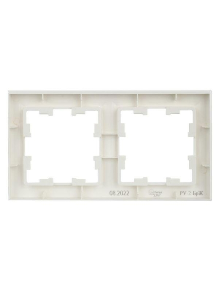 Рамка 2-м BRITE РУ-2-БрЖ жемчуж. IEK BR-M22-K36 Рамка 2-м BRITE РУ-2-БрЖ жемчуж. IEK BR-M22-K36