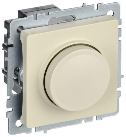 Светорегулятор СП BRITE пов-наж. 600Вт СС10-1-0-БрКр механизм беж. IEK BR-D20-0600-K10 Светорегулятор СП BRITE пов-наж. 600Вт СС10-1-0-БрКр механизм беж. IEK BR-D20-0600-K10
