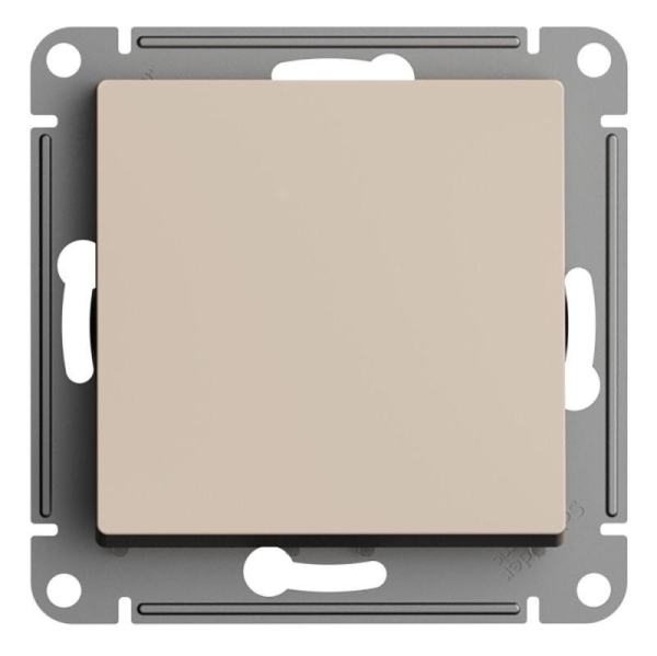 Выключатель AtlasDesign (сх. 1) 10AX с самовозвратом механизм песочн. SE ATN001215