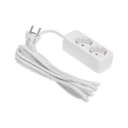 Удлинитель 2х3м с заземл. STANDARD 3х1кв.мм бел. Rexant 13-4004 Удлинитель 2х3м с заземл. STANDARD 3х1кв.мм бел. Rexant 13-4004