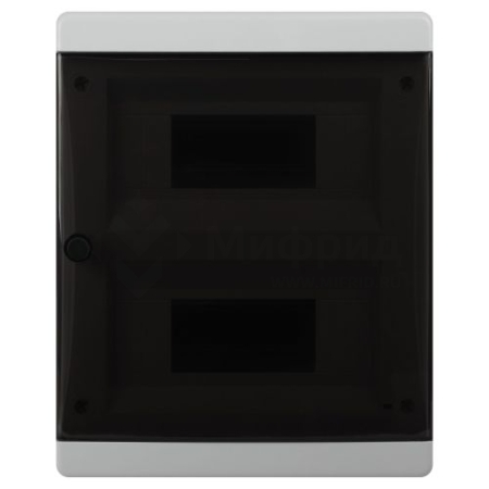Корпус встраиваемый COMFORT ЩРВ-П-24 IP40 пластик. прозр. крышка бел. bf24cw Эра Б0067230