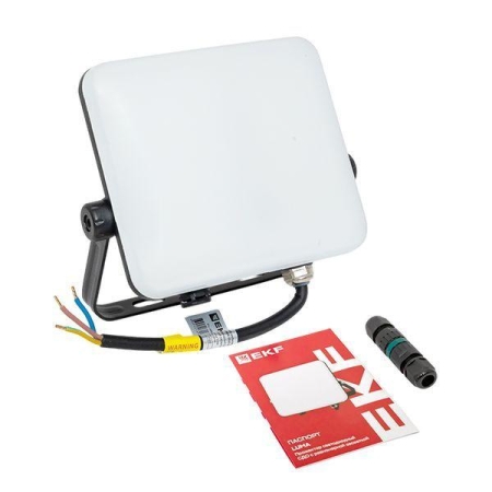 Прожектор светодиодный СДО-4003 30Вт 4000К IP65 с равномерной засветкой LUMA EKF FLL-4003-30-4000 Прожектор светодиодный СДО-4003 30Вт 4000К IP65 с равномерной засветкой LUMA EKF FLL-4003-30-4000