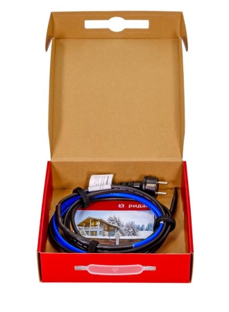 Кабель нагревательный саморег. Pipeheat-15 285Вт 19м с вилкой Ридан 21RT0808R