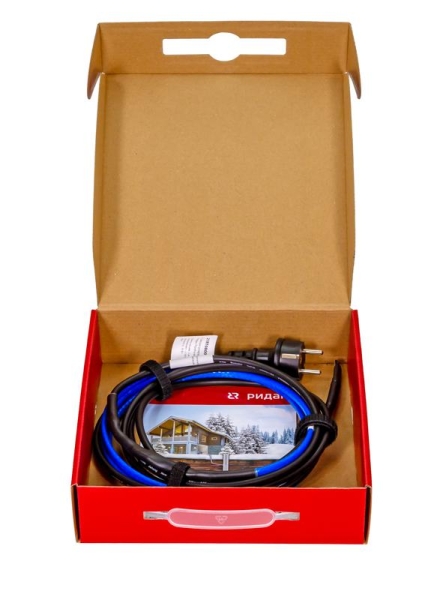 Кабель нагревательный саморег. Pipeheat-15 285Вт 19м с вилкой Ридан 21RT0808R