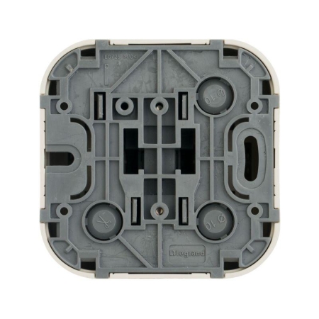 Выключатель 1-кл. ОП Quteo 10А IP20 10AX сл. кость IEK 782230