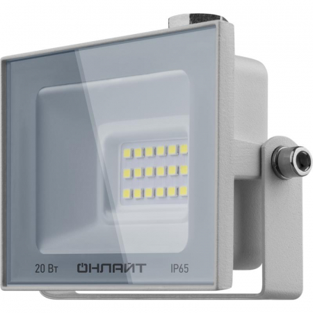 Прожектор светодиодный 90 132 OFL-20-4K-WH-IP65-LED 20Вт 4000К IP65 1600лм бел. ОНЛАЙТ 90132 Прожектор светодиодный 90 132 OFL-20-4K-WH-IP65-LED 20Вт 4000К IP65 1600лм бел. ОНЛАЙТ 90132