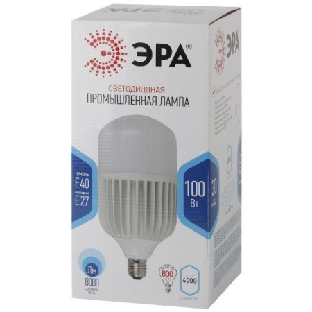 Лампа светодиодная STD LED POWER T160-100W-4000-E27/E40 100Вт Е27/Е40 колокол нейтр. бел. Эра Б0056122