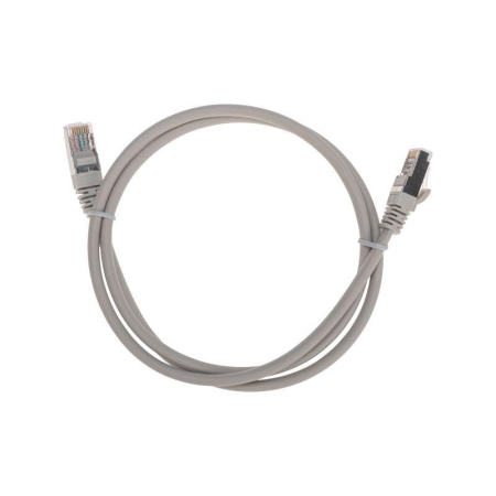 Патч-корд F/UTP кат.5e RJ45-RJ45 26AWG LSZH 1м сер. Rexant 02-0110-1 Патч-корд F/UTP кат.5e RJ45-RJ45 26AWG LSZH 1м сер. Rexant 02-0110-1