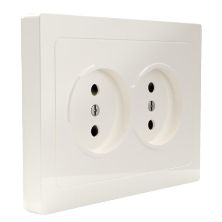 Розетка 2-м СП Pixel 16А IP20 без заземл. в сборе беж. TOKOV ELECTRIC TKE-PX-R2F-C02 Розетка 2-м СП Pixel 16А IP20 без заземл. в сборе беж. TOKOV ELECTRIC TKE-PX-R2F-C02