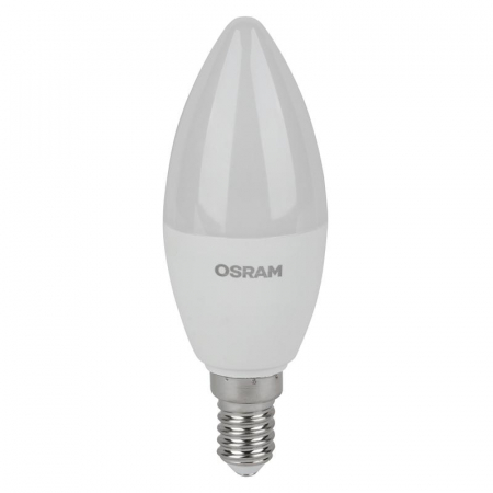 Лампа светодиодная LED Value LVCLB60 7SW/865 7Вт свеча матовая E14 230В 2х5 RU (уп.5шт) OSRAM 4058075577985 Лампа светодиодная LED Value LVCLB60 7SW/865 7Вт свеча матовая E14 230В 2х5 RU (уп.5шт) OSRAM 4058075577985