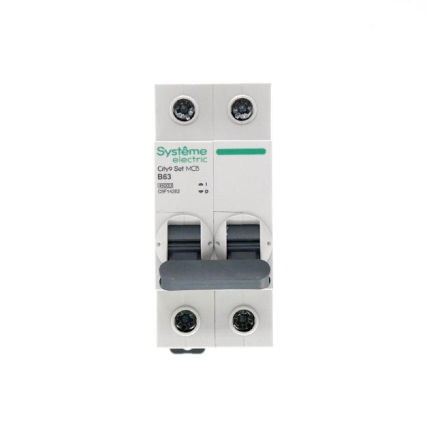 Выключатель автоматический модульный 2п B 63А 4.5кА City9 Set 230В SE C9F14263 Выключатель автоматический модульный 2п B 63А 4.5кА City9 Set 230В SE C9F14263