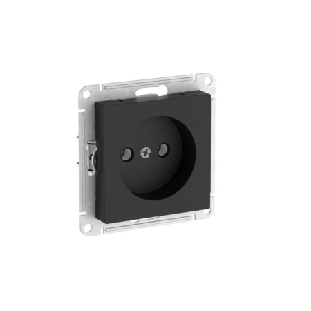 Розетка AtlasDesign 16А без заземл. без шторок быстрозажим. клем. механизм карбон SE ATN001041S Розетка AtlasDesign 16А без заземл. без шторок быстрозажим. клем. механизм карбон SE ATN001041S