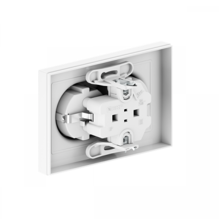 Розетка 2-м СП Эпика 16А с заземл. без защ. шторок с рамкой механизм бел. EKF UP1-SOW-210 Розетка 2-м СП Эпика 16А с заземл. без защ. шторок с рамкой механизм бел. EKF UP1-SOW-210