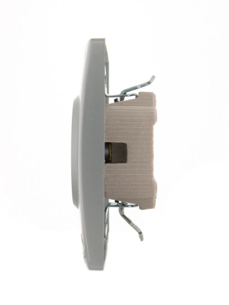 Розетка 2-м СП Karina 16А IP20 без заземл. керамика матов. серебр. LEZARD 707-4300-128 Розетка 2-м СП Karina 16А IP20 без заземл. керамика матов. серебр. LEZARD 707-4300-128