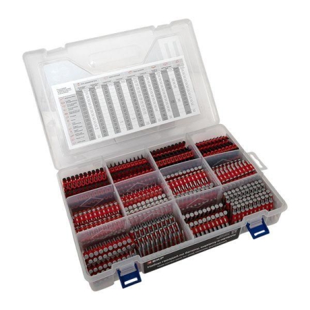 Набор пристрелочный №1 гвоздей по бетону кирпичу и металлу EKF cp-cn1-1