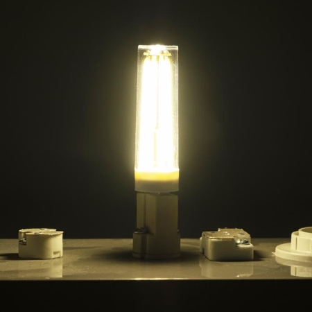 Лампа светодиодная филаментная PLED-G9 PRO 8Вт 4000К 680лм 230В d16.5х70мм JazzWay 5062702