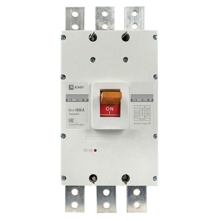 Выключатель автоматический 3п 1250/1000А 35кА ВА-99М PROxima EKF mccb99-1250-1000m Выключатель автоматический 3п 1250/1000А 35кА ВА-99М PROxima EKF mccb99-1250-1000m