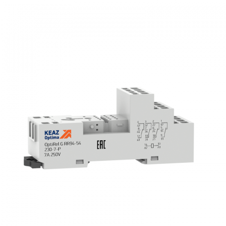 Розетка для реле OptiRel G RR94-54-230-7-P КЭАЗ 281169 Розетка для реле OptiRel G RR94-54-230-7-P КЭАЗ 281169