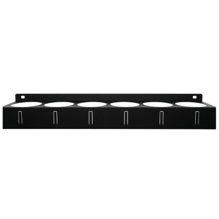 Держатель-органайзер для баллончиков настенный с крючками черн. Rexant 38-0653