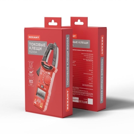 Клещи токовые R200A Rexant 13-3201 Клещи токовые R200A Rexant 13-3201