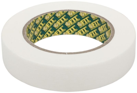 Лента малярная креппированная клейкая 25ммх50м FIT 11325