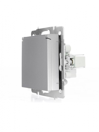 Розетка 1-м СП Vesna с заземл. с крышкой ПБТ механизм платина LEZARD 742-3588-123B Розетка 1-м СП Vesna с заземл. с крышкой ПБТ механизм платина LEZARD 742-3588-123B