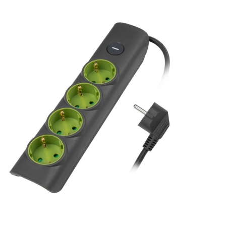 Удлинитель 4х5м с заземл. с выкл. сер. ET-04-500G JAZZway 5051898 Удлинитель 4х5м с заземл. с выкл. сер. ET-04-500G JAZZway 5051898