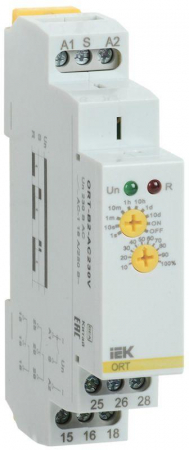 Реле задержки выключения ORT 2 контакта 230В AC IEK ORT-B2-AC230V Реле задержки выключения ORT 2 контакта 230В AC IEK ORT-B2-AC230V