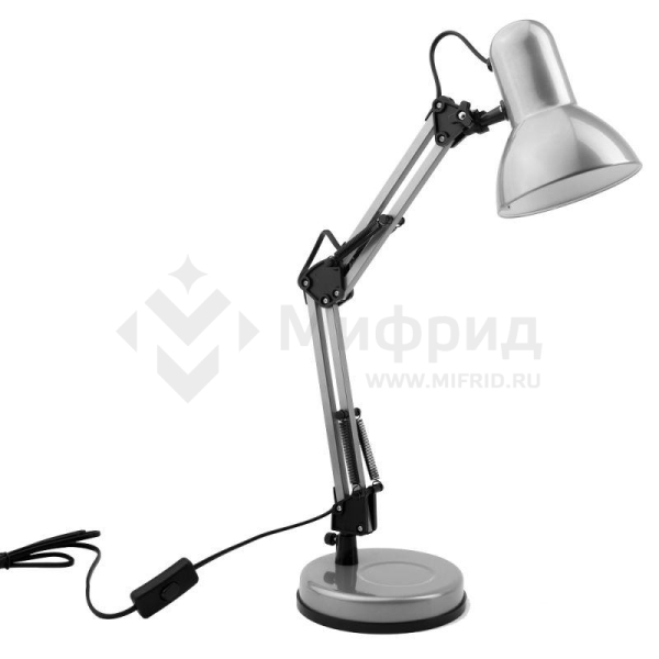 Светильник настольный KD-313 C03 40Вт E27 230В серебр. Camelion 13641