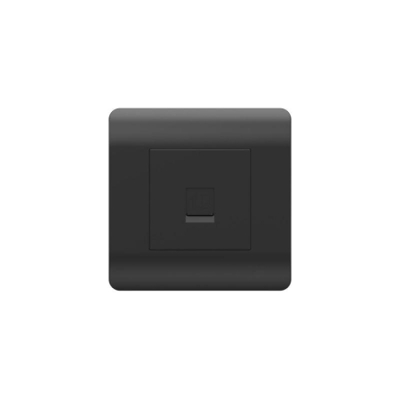 Розетка компьютерная 1-м NEW3-E RJ45 черн. CHINT 431490 Розетка компьютерная 1-м NEW3-E RJ45 черн. CHINT 431490