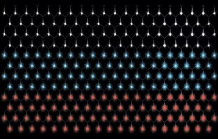 Гирлянда "Сетка Российский триколор" NTLD240-RT 240 красн./син./бел. светодиодов 1.5х0.9м с контроллером для помещений SHLights 4690601032614 Гирлянда "Сетка Российский триколор" NTLD240-RT 240 красн./син./бел. светодиодов 1.5х0.9м с контроллером для помещений SHLights 4690601032614